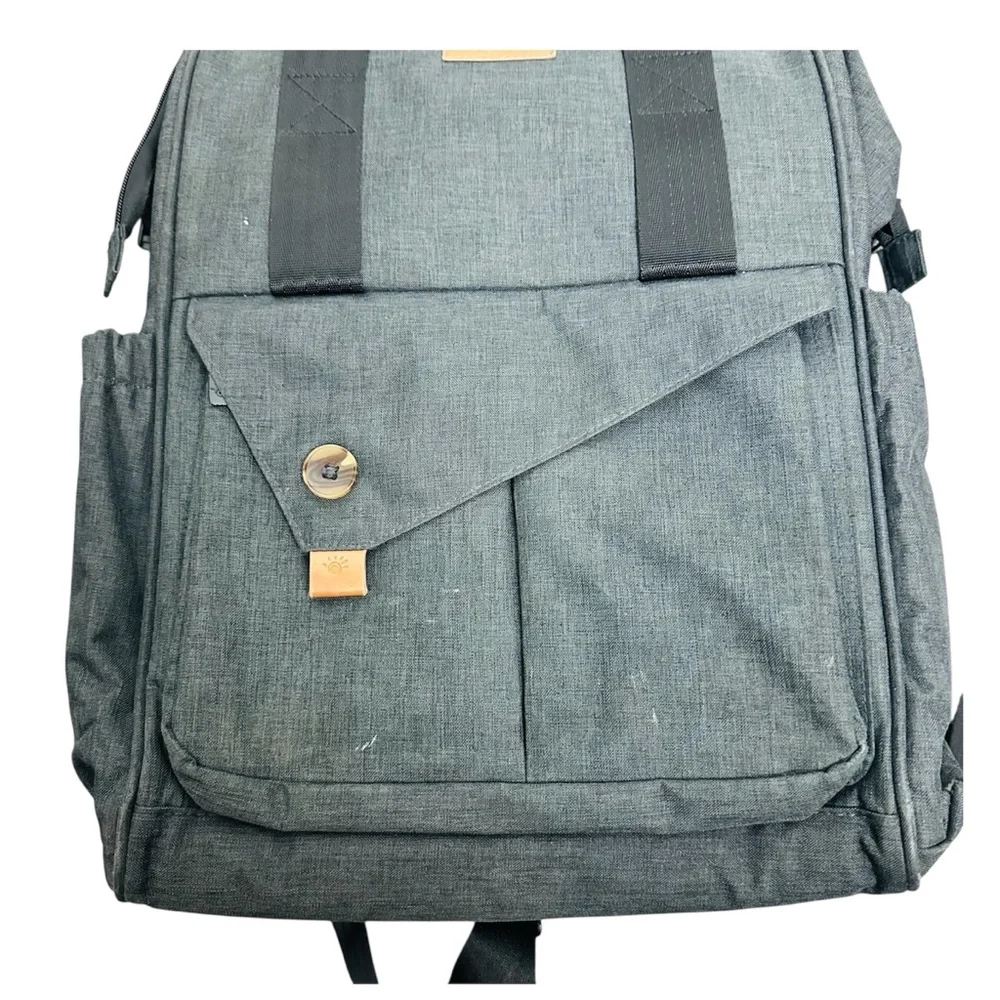 Hap Tim Stylish Gray and Tan Women's Baby  Diaper Bag